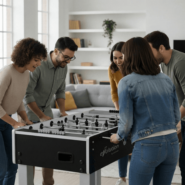 Garlando G-500 Evolution 2.0 Indoor Foosball Table in Black