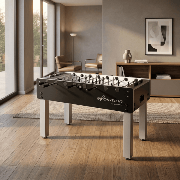 Garlando G-500 Evolution 2.0 Indoor Foosball Table in Black
