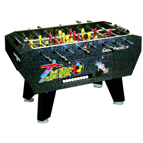 Image of Great American Recreation Action Soccer Table-Foosball Table-Great American Recreation-Coin-Operated-1-Man Goalie-Game Room Shop