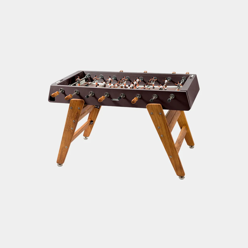 RS Barcelona RS3 Wood Foosball Table-Foosball Table-RS Barcelona-Grey Brown (MTO)-Game Room Shop