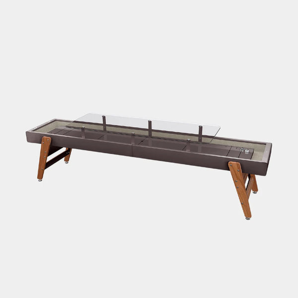 RS Barcelona Track Dining Shuffleboard Table-Shuffleboards-RS Barcelona-9ft Length-Grey Brown (MTO)-Game Room Shop