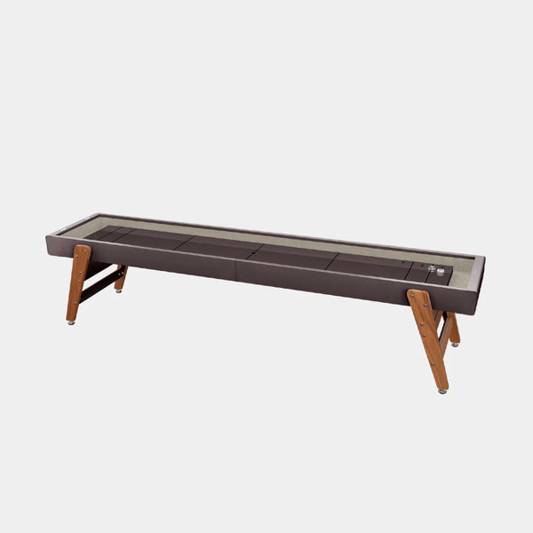 RS Barcelona Track Shuffleboard Table-Shuffleboards-RS Barcelona-9ft Length-Grey Brown (MTO)-Game Room Shop
