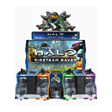 Raw Thrills Halo: Fireteam Raven – 4-Player Tethered-Arcade Games-Raw Thrills-Game Room Shop