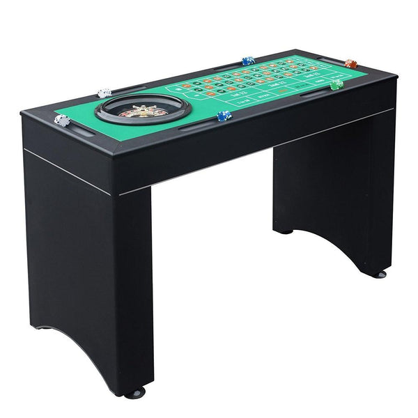 Hathaway Carmelli Monte Carlo 4 in 1 Casino Game Table Blackjack Roulette Craps - Game Room Shop