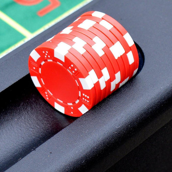 Hathaway Carmelli Monte Carlo 4 in 1 Casino Game Table Blackjack Roulette Craps - Game Room Shop
