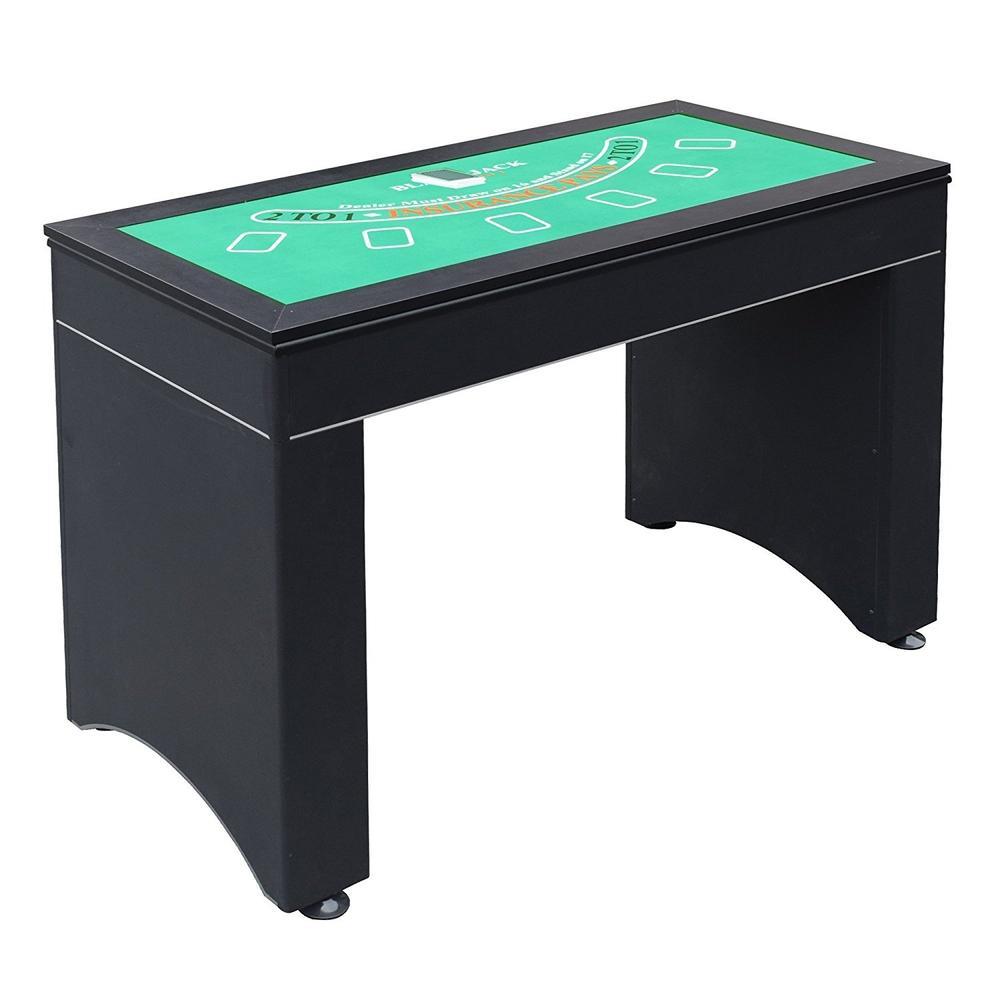 Hathaway Carmelli Monte Carlo 4 in 1 Casino Game Table Blackjack Roulette Craps - Game Room Shop