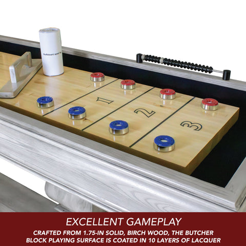 Image of Hathaway Games Montecito 12' Shuffleboard Table-Shuffleboards-Hathaway Games-Game Room Shop