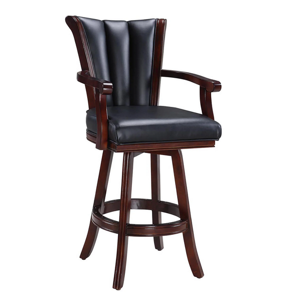 Hathaway Games Avondale 29-in Swivel Bar Stool with Arm Rests-Bar Stool-Hathaway Games-Game Room Shop