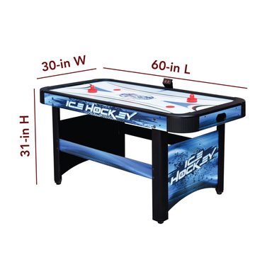 Hathaway Games Face-Off 60-in Air Hockey Table with LED Scoring-Air Hockey Tables-Hathaway Games-Game Room Shop