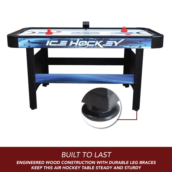 Hathaway Games Face-Off 60-in Air Hockey Table with LED Scoring-Air Hockey Tables-Hathaway Games-Game Room Shop