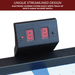 Hathaway Games Face-Off 60-in Air Hockey Table with LED Scoring-Air Hockey Tables-Hathaway Games-Game Room Shop