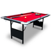 Hathaway Games Fairmont 6-ft Portable Pool Table-Billiard Tables-Hathaway Games-Black with Red Felt-Game Room Shop