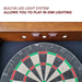 Hathaway Games Farmington Bristle Dartboard and Cabinet Set-Dartboard-Hathaway Games-Game Room Shop