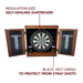 Hathaway Games Farmington Bristle Dartboard and Cabinet Set-Dartboard-Hathaway Games-Game Room Shop