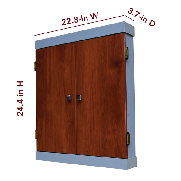 Hathaway Games Geneva Bristle Dartboard and Cabinet Set with LED Lighting-Dartboard-Hathaway Games-Game Room Shop