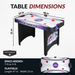 Hathaway Games Hat Trick 48-in Air Hockey Table with LED Scoring-Air Hockey Tables-Hathaway Games-Game Room Shop