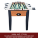 Hathaway Games Hurricane 54-Inch Foosball Table with Analog Scoring and Accessories-Foosball Table-Hathaway Games-Game Room Shop
