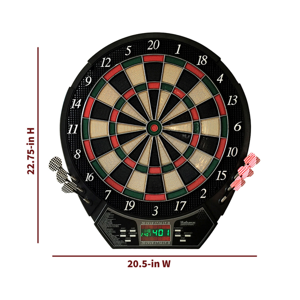Hathaway Games Magnum 15.5-in Electronic Dartboard - 20 Games - Soft Tip-Dartboard-Hathaway Games-Game Room Shop