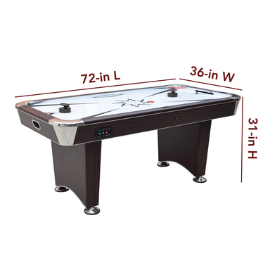 Hathaway Games Midtown II 6-ft Air Hockey Table with LED Scoring-Air Hockey Tables-Hathaway Games-Game Room Shop