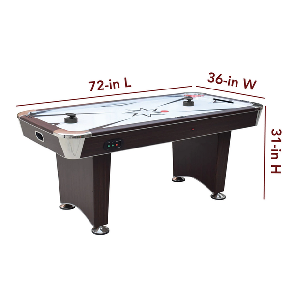 Hathaway Games Midtown II 6-ft Air Hockey Table with LED Scoring-Air Hockey Tables-Hathaway Games-Game Room Shop