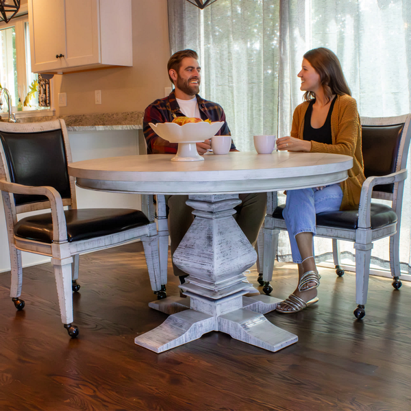 Hathaway Games Montecito Dining And Poker Table Set-Poker & Game Tables-Hathaway Games-Game Room Shop