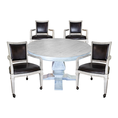 Hathaway Games Montecito Dining And Poker Table Set-Poker & Game Tables-Hathaway Games-Game Room Shop