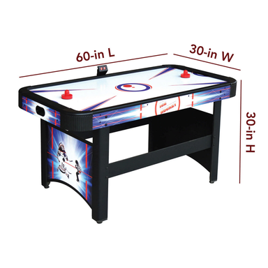 Hathaway Games Patriot 60-in Air Hockey Table with LED Scoring-Air Hockey Tables-Hathaway Games-Game Room Shop