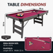 Hathaway Games Pendleton 6-ft Portable Pool Table-Billiard Tables-Hathaway Games-Game Room Shop