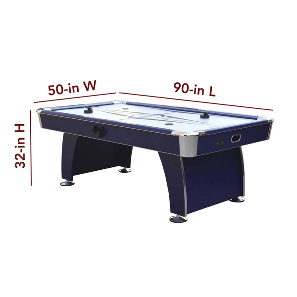 Hathaway Games Phantom II 90-in Air Hockey Table with LED Scoring and Lights-Air Hockey Tables-Hathaway Games-Game Room Shop
