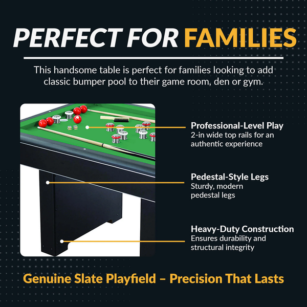 Hathaway Games Renegade 54-in Bumper Pool Table-Billiard Tables-Hathaway Games-Game Room Shop