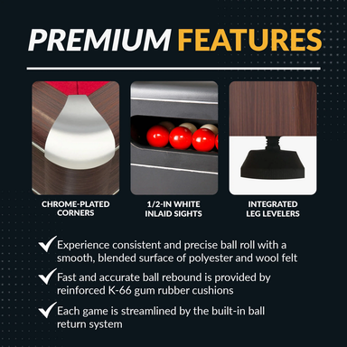 Hathaway Games Renegade II 54-in Bumper Pool Table-Billiard Tables-Hathaway Games-Game Room Shop