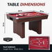Hathaway Games Renegade II 54-in Bumper Pool Table-Billiard Tables-Hathaway Games-Game Room Shop