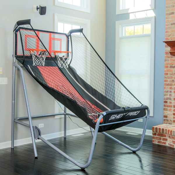 Hathaway Games Shot Pro Deluxe 81-in Dual Basketball Arcade Game with LED Scoring-Arcade Games-Hathaway Games-Game Room Shop
