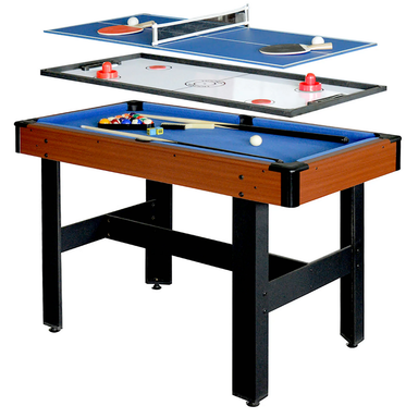 Hathaway Games Triple Threat 48-In 3-In-1 Multi-Game Table-Multi-Game Tables-Hathaway Games-Game Room Shop