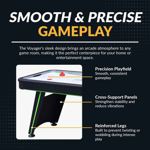 Hathaway Games Voyager 5-ft Air Hockey Table with LED Scoring-Air Hockey Tables-Hathaway Games-Game Room Shop
