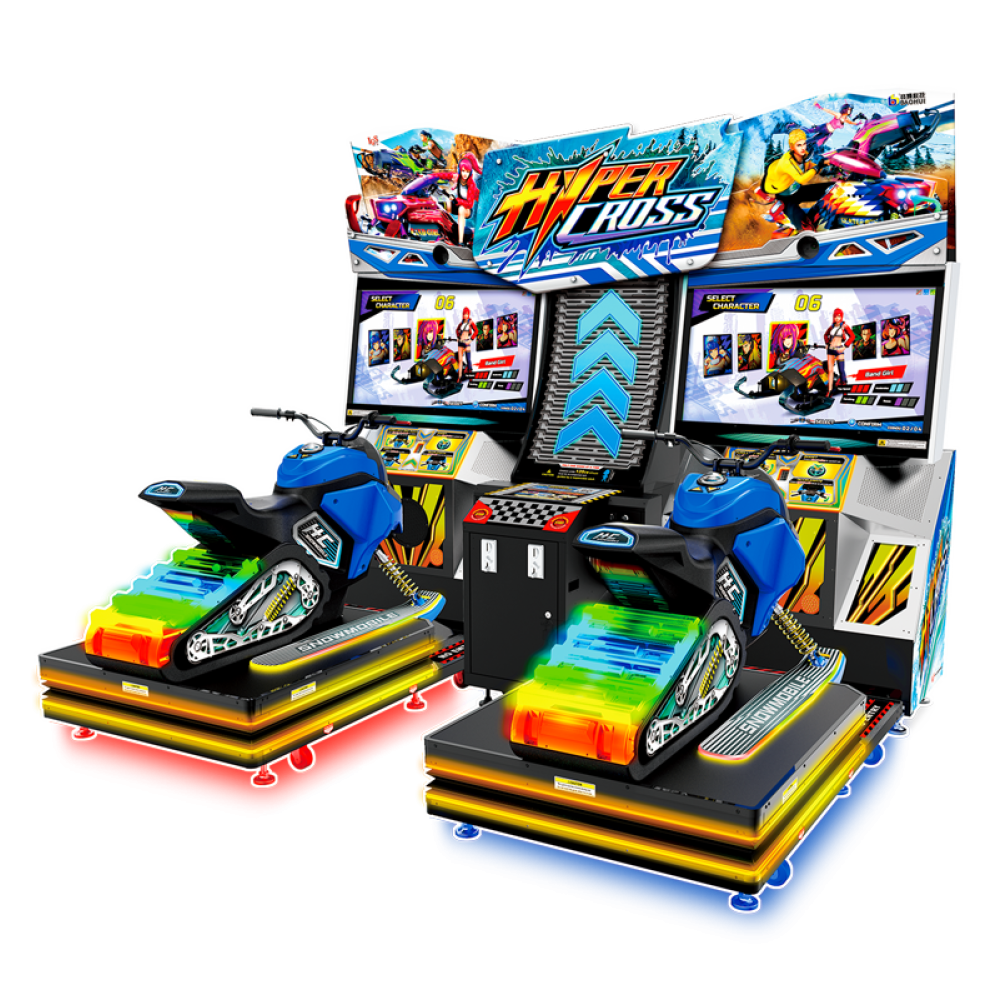 SEGA Arcade Hyper Cross Motion Twin Arcade Machine — Game Room Shop