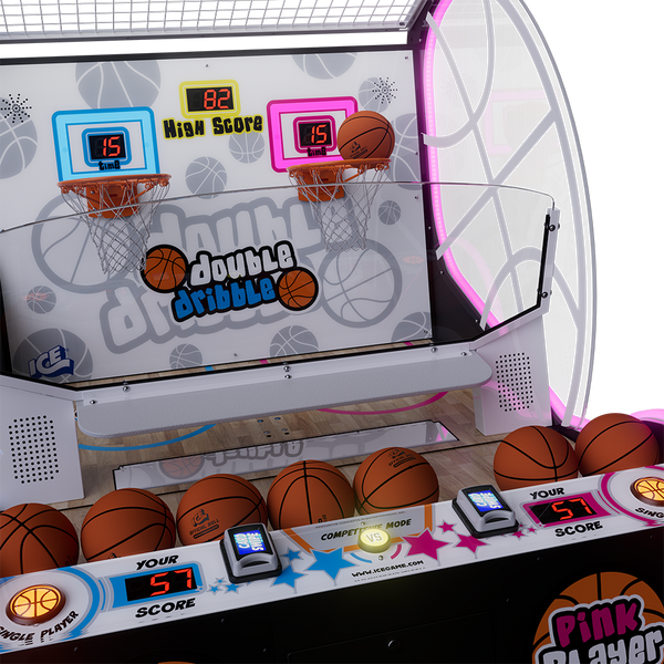 ICE Double Dribble Arcade Basketball Game-Arcade Games-ICE-Card Reader Ready ($8,999)-Game Room Shop