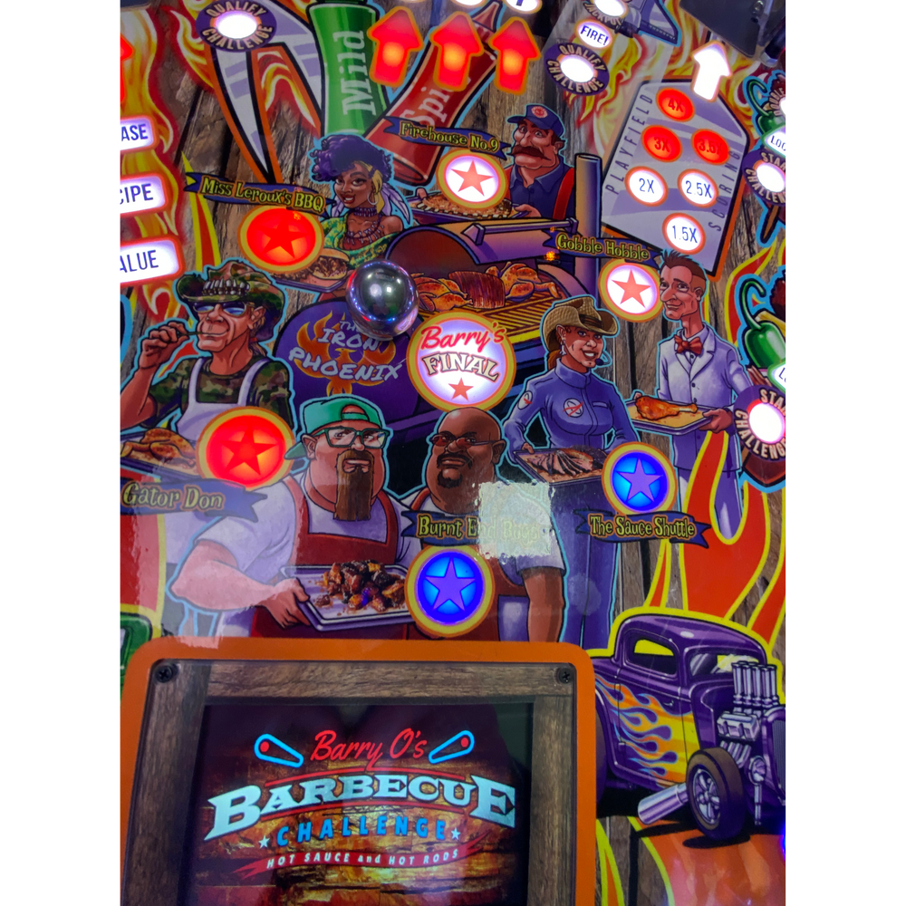 American Pinball Barry O's BBQ Challenge Pinball Machine-Pinball Machines-American Pinball-Classic-Game Room Shop