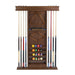 Imperial Deluxe Wall Rack in Whiskey Finish-Pool Cue Racks & Holders-Imperial-Game Room Shop
