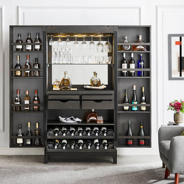 Imperial Sophia Wine & Bar Cabinet-Bars & Cabinets-Imperial-Game Room Shop