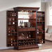 Imperial Ashton Wine & Bar Cabinet-Bars & Cabinets-Imperial-Black-Game Room Shop