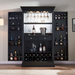 Imperial Ashton Wine & Bar Cabinet-Bars & Cabinets-Imperial-Black-Game Room Shop