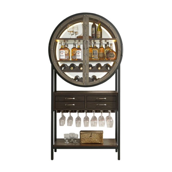 Imperial Lowell Wine & Bar Cabinet-Bars & Cabinets-Imperial-Game Room Shop