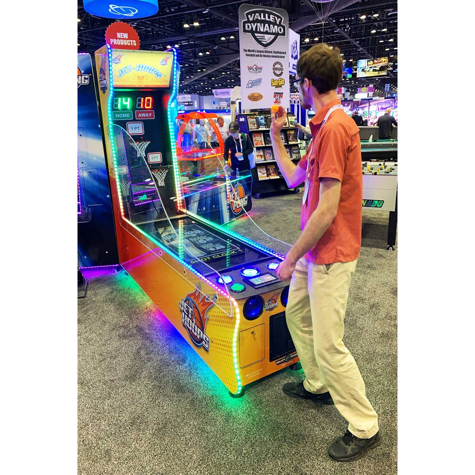 Valley-Dynamo Jet Hoops Arcade Game — Game Room Shop