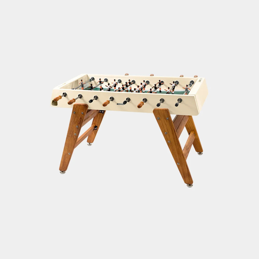 RS Barcelona RS3 Wood Foosball Table-Foosball Table-RS Barcelona-Light Ivory (MTO)-Game Room Shop