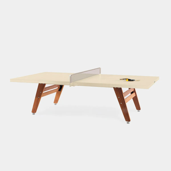 RS Barcelona RS Stationary Ping Pong Table-Table Tennis Table-RS Barcelona-Light Ivory (MTO)-Game Room Shop