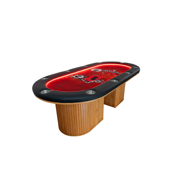 BBO Poker Tables The Miya Poker Table-Poker & Game Tables-BBO Poker Tables-Natural-No Thank You-Game Room Shop
