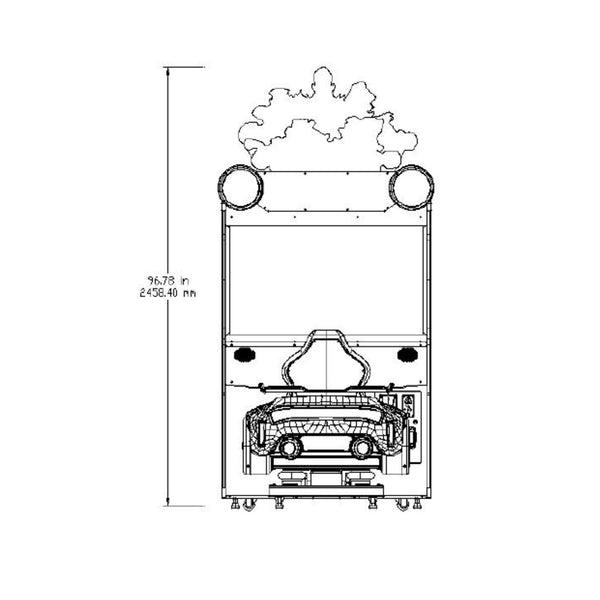Monster Kart Racing Arcade Game-Arcade Games-UNIS Technology-Red-Game Room Shop