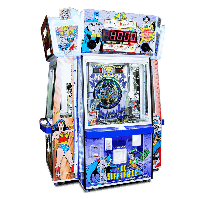 Namco DC Superheroes Coin Pusher — Game Room Shop