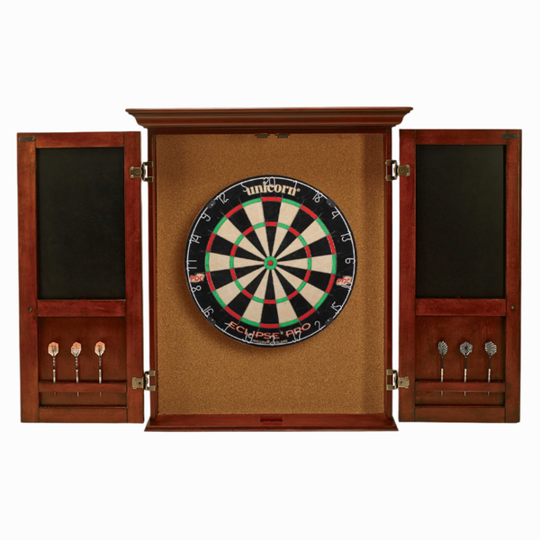 American Heritage Windsor Dartboard Cabinet-Dartboard Cabinets-American Heritage-Black-Game Room Shop